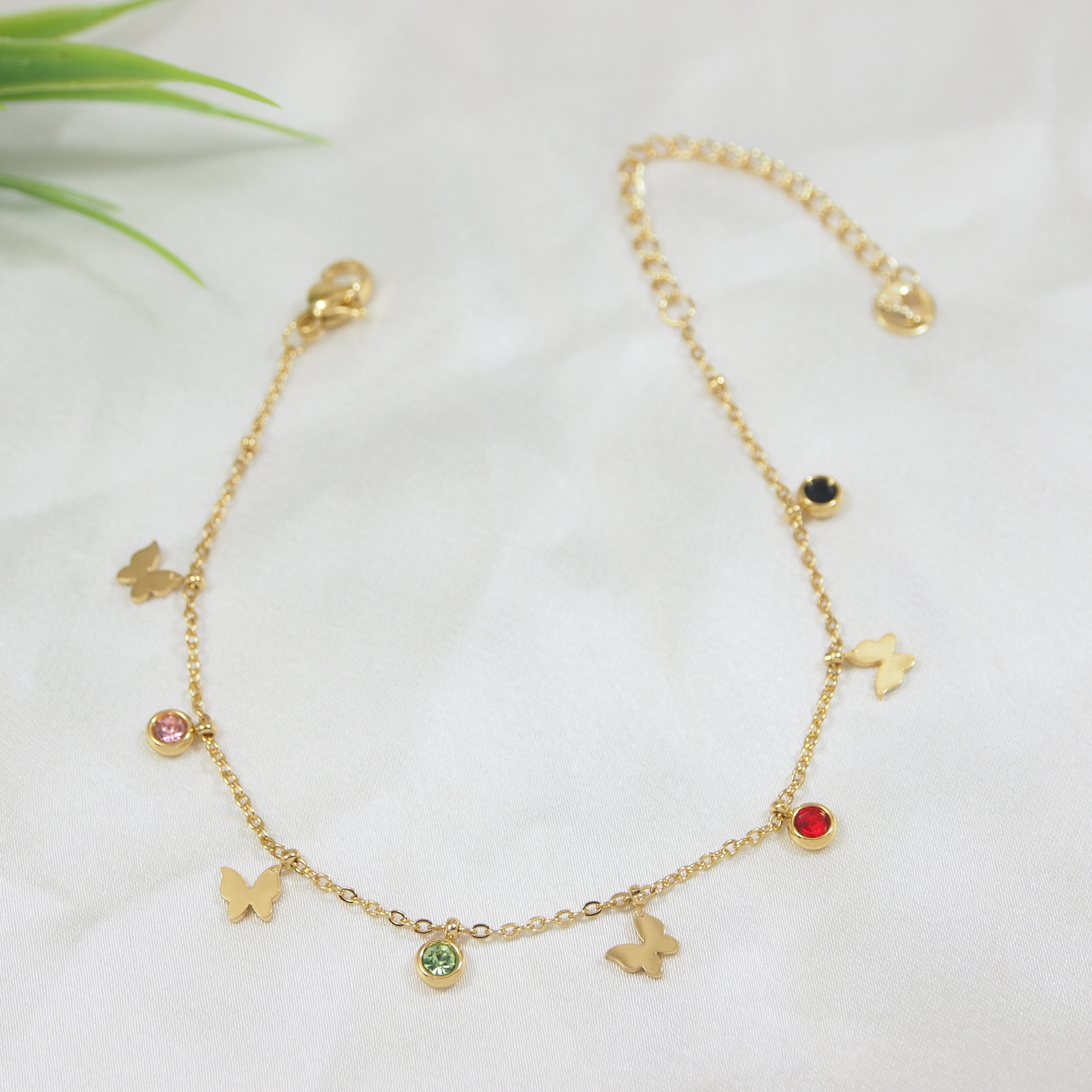 Butterfly chain Anklet